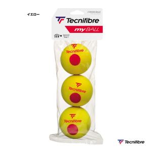 テクニファイバー Tecnifibre テニスボール MY BALL sponge（スポンジ） 3球入 1パック TBP3SP1｜tennis-station