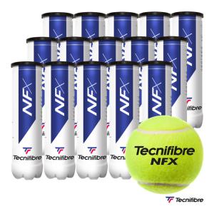 テクニファイバー Tecnifibre テニスボール NFX（エヌエフエックス） 4球入 1箱（15缶/60球） TBA4NF1｜tennis-station