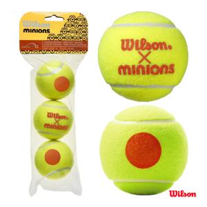 ウイルソン Wilson テニスボール MINIONS STAGE 2 TBALL（ミニオンズ ステージ 2 Tボール） 3球入 1袋 WR8202601001｜tennis-station