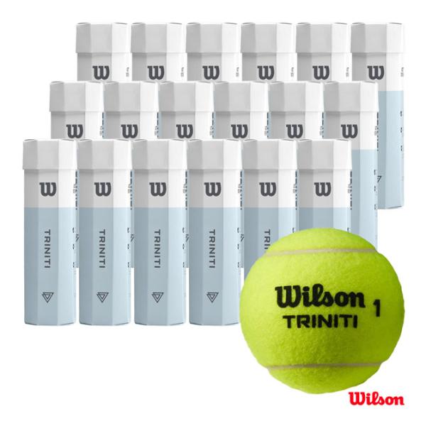 ウイルソン（WILSON） テニスボール TRINITI 4 BALL 1箱（18缶/72球） WR...