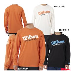 ウイルソン Wilson テニスウェア メンズ 長袖グラフィック Tシャツ 442206｜tennis-station