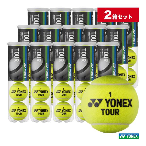 ヨネックス YONEX テニスボール TOUR（ツアー） 4球入 2箱（30缶/120球） TB-T...
