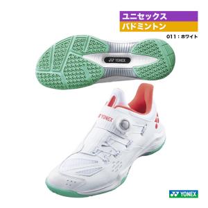 ヨネックス YONEX バドミントンシューズ ユニセックス パワークッション 88 ダイヤル ワイド SHB88D3W（011）｜tennis-station