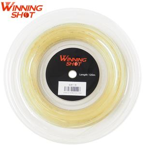 ウィニングショット(WinningShot) シルキー 120mロール[ゲージ：1.25ｍｍ/カラー：クリアゴールド] SILKY 硬式テニス ガット ストリング やわらか｜tennis