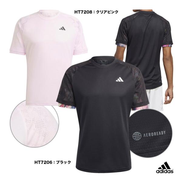 アディダス adidas テニスウェア メンズ M TENNIS AO ラグランスリーブ半袖Tシャツ...