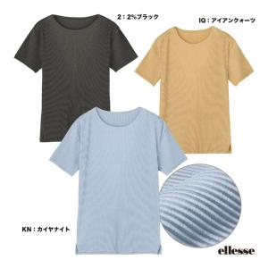 エレッセ ellesse テニスウェア レディス プレイプリーツショートスリーブティ EW024130｜tennisjapan