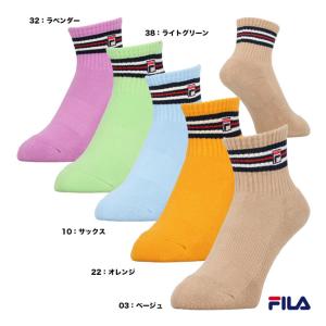 フィラ FILA  レディス ライン入りソックス VL9310｜テニスジャパンYahoo!店