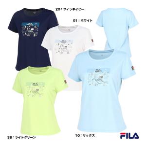 フィラ FILA テニスウェア レディス グラフィックTシャツ VL2818