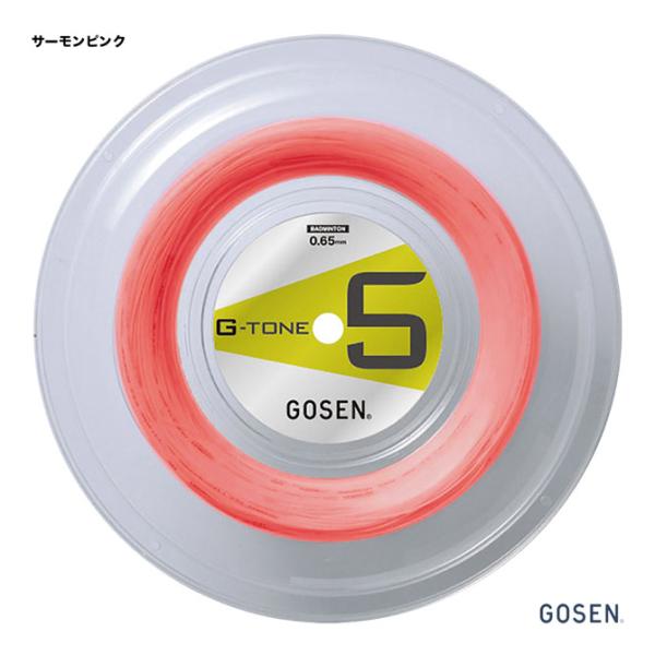 ゴーセン GOSEN ガット バドミントン用 ロール ジー・トーン 5（G-TONE 5） 0.65...