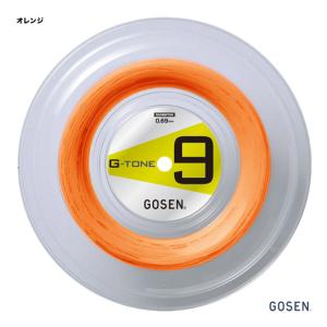 ゴーセン GOSEN ガット バドミントン用 ロール ジー・トーン 9（G-TONE 9） 0.69 オレンジ BS0693｜tennisjapan