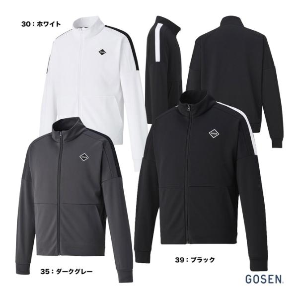 ゴーセン GOSEN テニスウェア ユニセックス 裏起毛ストレッチジャケット W2340