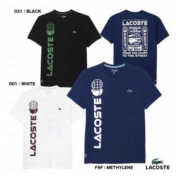 【ポイント10％】ラコステ LACOSTE テニスウェア メンズ ダニール・メドベージェフ クルーネ...