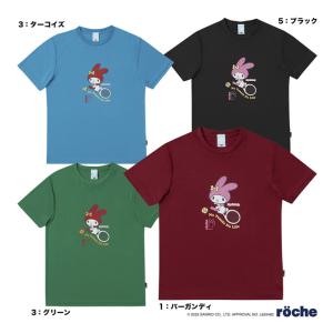 ローチェ roche テニスウェア ユニセックス サンリオキャラクターズ×roche コラボTシャツ S0007 マイメロディ｜tennisjapan