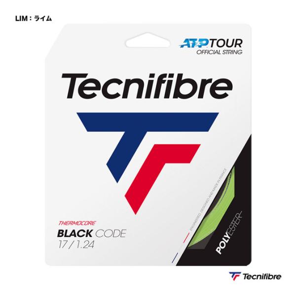 テクニファイバー Tecnifibre テニスガット 単張り ブラックコード（BLACK CODE）...