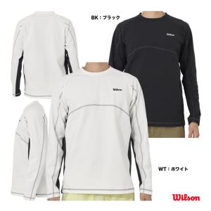 ウイルソン Wilson テニスウェア メンズ クルーネック長袖Tシャツ 443206｜tennisjapan