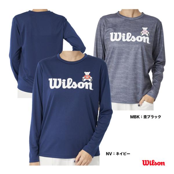 ウイルソン Wilson テニスウェア レディス ビッグロゴドライ長袖Tシャツ 443261