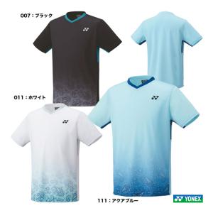 【予約】ヨネックス YONEX テニスウェア チーム対応 ユニセックス ゲームシャツ（フィットスタイル） 10604｜tennisjapan