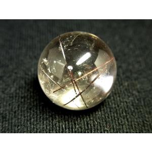 パワーストーン 天然石 ブラウンゴールドルチル ルチルクォーツ 水晶球 22mm CrystalBall30 【Felistone】