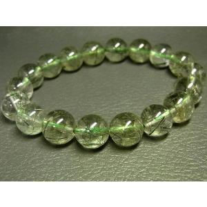 パワーストーン 天然石 高透明 グリーンルチル ルチルクォーツ 緑針