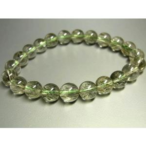 パワーストーン 天然石 高透明 グリーンルチル ルチルクォーツ 緑針