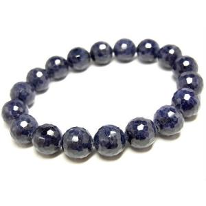 パワーストーン 天然石 サファイア　藍宝石 ブレスレット 11mm 【Felistone】｜tennkaku