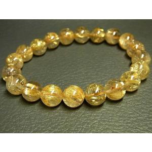 GOLD STONE モルダバイト ブレスレット 8mm 鑑別書付き 正真正銘 本物