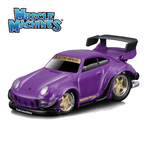 Maisto 1/64 マッスルマシーン #34 RWB 993 911 パープル マイスト ミニカ...