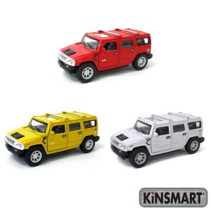 KiNSMART キンスマート プルバックミニカー 1/40 ハマー H2SUV (2008) 3色セット 201-591