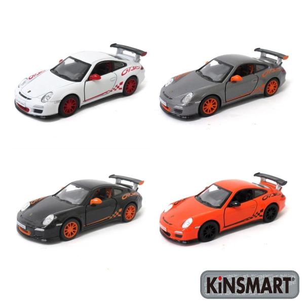 KiNSMART キンスマート プルバックミニカー 1/36 ポルシェ 911 GT3 RS 4色セ...