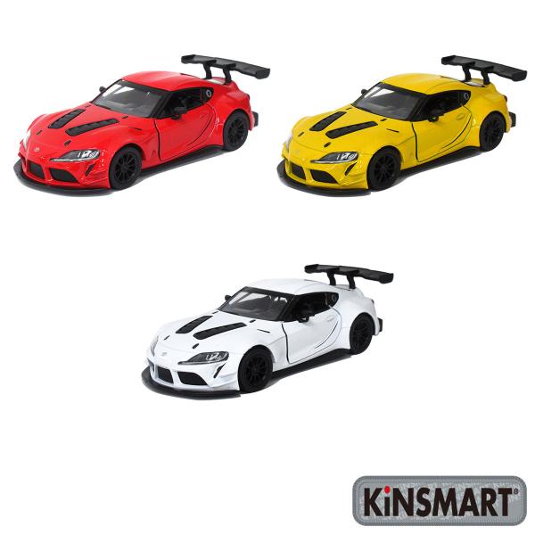KiNSMART キンスマート プルバックミニカー 1/36 GRスープラ レーシング 3色セット ...