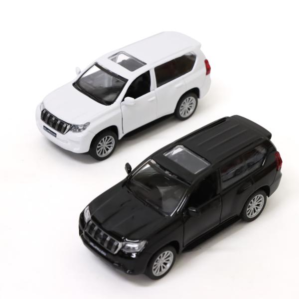 MSZ ダイキャスト プルバックミニカー 1/42 トヨタ ランドクルーザープラド 2色セット 20...