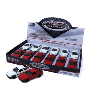★商談中★　606 プルバックミニカー ９台セット (ケース入り) ホンダ MSZ ダイキャスト プルバックミニカー 1/37 アキュラ NSX