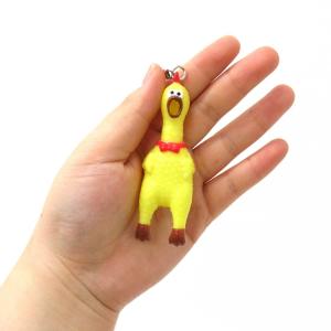 叫ぶ びっくりチキン ストラップ イエロー 8...の詳細画像4
