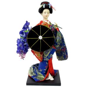 久月 日本人形 久月監製 山崎巧絢作 尾山人形 美麗 流水桜 赤P おやま