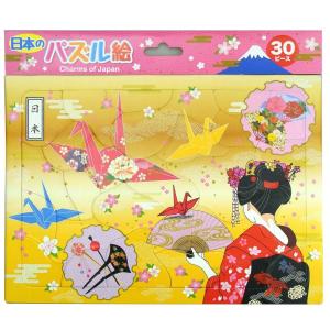 日本のパズル絵 鶴と舞妓 303-562