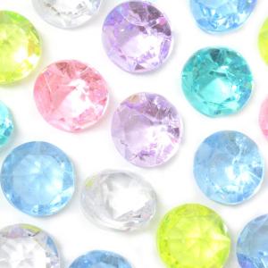 カラー宝石 おもちゃ クラッシュアイス ブリリアントカット パステル6カラー 310pcs/1kg 宝石すくい 景品 子供 お祭り 縁日 506-960