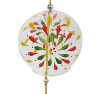 ガラス風鈴 ガラス製 花火 朝顔 金魚の詳細画像3