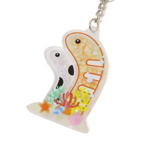 ラメラメきらきら オーシャン キーホルダー ニ...の詳細画像1