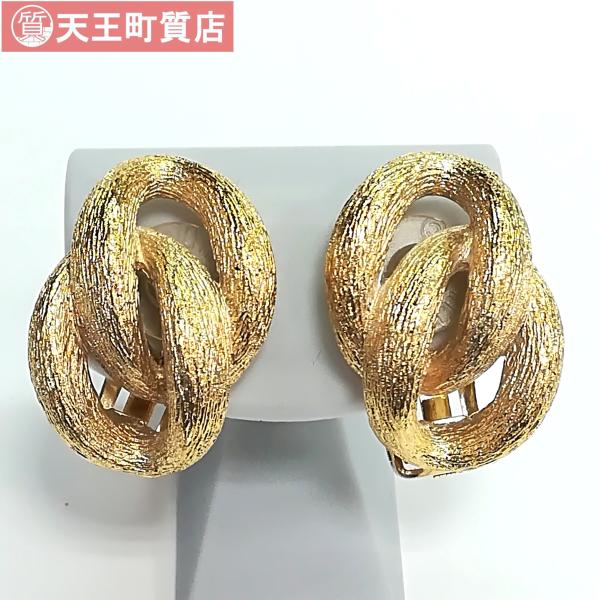 質屋出品【Christian Dior】クリスチャンディオール ヴィンテージ イヤリング チェーン ...