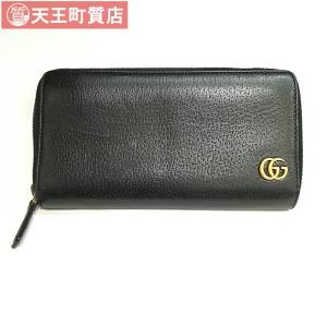 極美品✨GUCCI グッチ マイクロシマ GG 長財布 ラウンドファスナー 本革 GUCCI 長財布マイクロシマラウンドジップGG柄