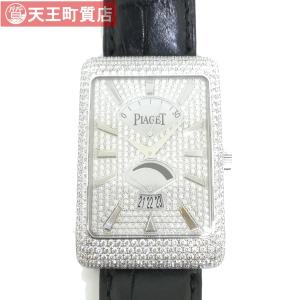 PIAGET ピアジェ オニキス ダイヤモンド 9902D2 K18WG ホワイトゴールド 黒 ブラック レディース 手巻き【6ヶ月保証】【腕時計】【中古】 PIAGET - PIAGET ピアジェ オニキス ダイヤモンド 9902D2 K18WG
