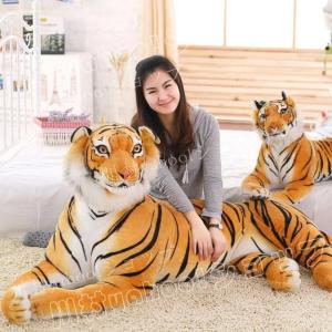 タイガー ぬいぐるみ 大きい 虎 ぬいぐるみ ヒョウ 特大リアル トラ 特大 50/110/160CM インテリア おもちゃ 抱き枕 オリジナル プレゼント ギフト 贈り物