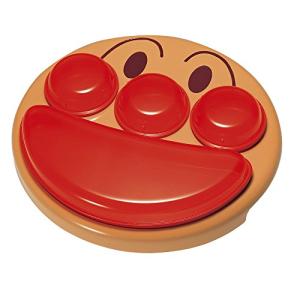 レック アンパンマン フェイス ランチ皿 子供用 食器 離乳食 マルチカラー T-264