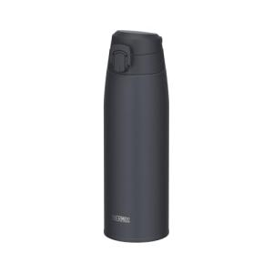 【食洗機対応モデル】サーモス 真空断熱ケータイマグ 800ml アッシュブラック フタが大きく開いて飲みやすい 粉体塗装 マットな質感 JPC-