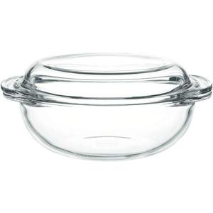 iwaki(イワキ) 耐熱ガラス キャセロール 1.5L B683 電子レンジ調理 炊飯 オーブン 蒸し器 煮込み ボウル 食洗機可