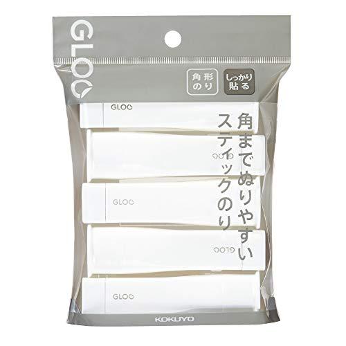 コクヨ(KOKUYO) スティックのり GLOO しっかり貼る Sサイズ 5個 タ-G301-5P