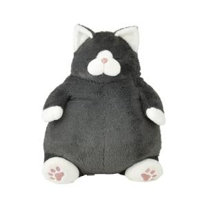 りぶはあと 抱き枕 ねこ肯定感 くろねこのまぐろ Lサイズ(全長約38cm)かわいい 猫 抱きまくら ぬいぐるみ 猫グッズ 27721-74