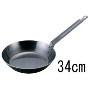 EBM 鉄厚板 ブルーテンパー フライパン 34cm/送料別