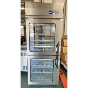 中古】縦型冷蔵庫 ガラス戸バススルー 大和冷機 211LCD-EC-CK 幅 中古】縦型冷蔵庫 ガラス戸バススルー 大和冷機 211LCD-EC-CK 幅