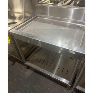 【中古】作業台 BGあり 幅850×奥行700×高さ840 【送料別途見積】【業務用】【福岡店在庫】